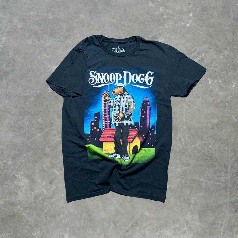 ☀️ Snoop Dogg Joe Cool Rap Tee Mens Size Small Black